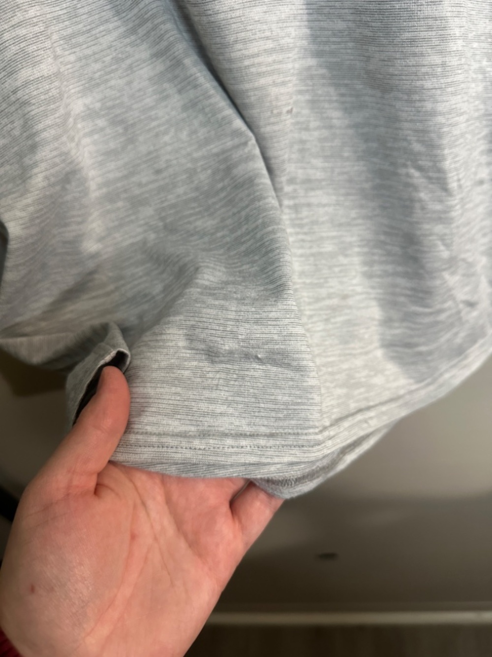 The North Face Men's Hooded Heather Gray Light Weight Hoodie Shirt Size Large - Picture 4 of 11